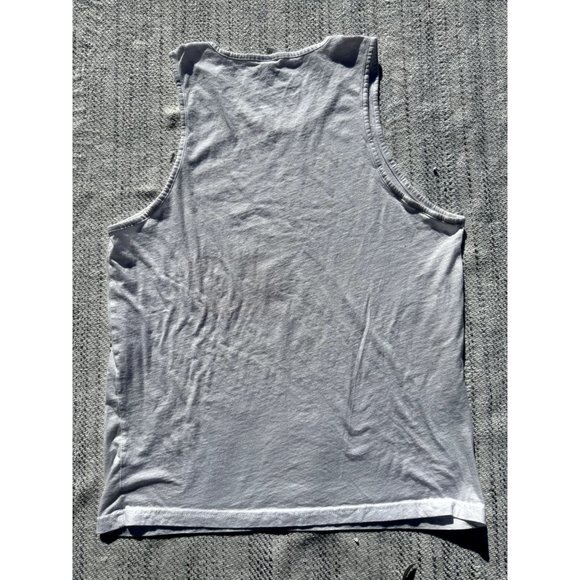 Calvin Harris Tank Large White Top Printed SunSet Heartstroke Sleeveless Mens - Picture 2 of 5